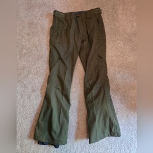 Olive Boulder Gear Ski Pants